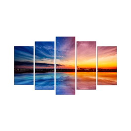 Wallity Pintura Decorativa MDF 5PMX-067 Multicolor